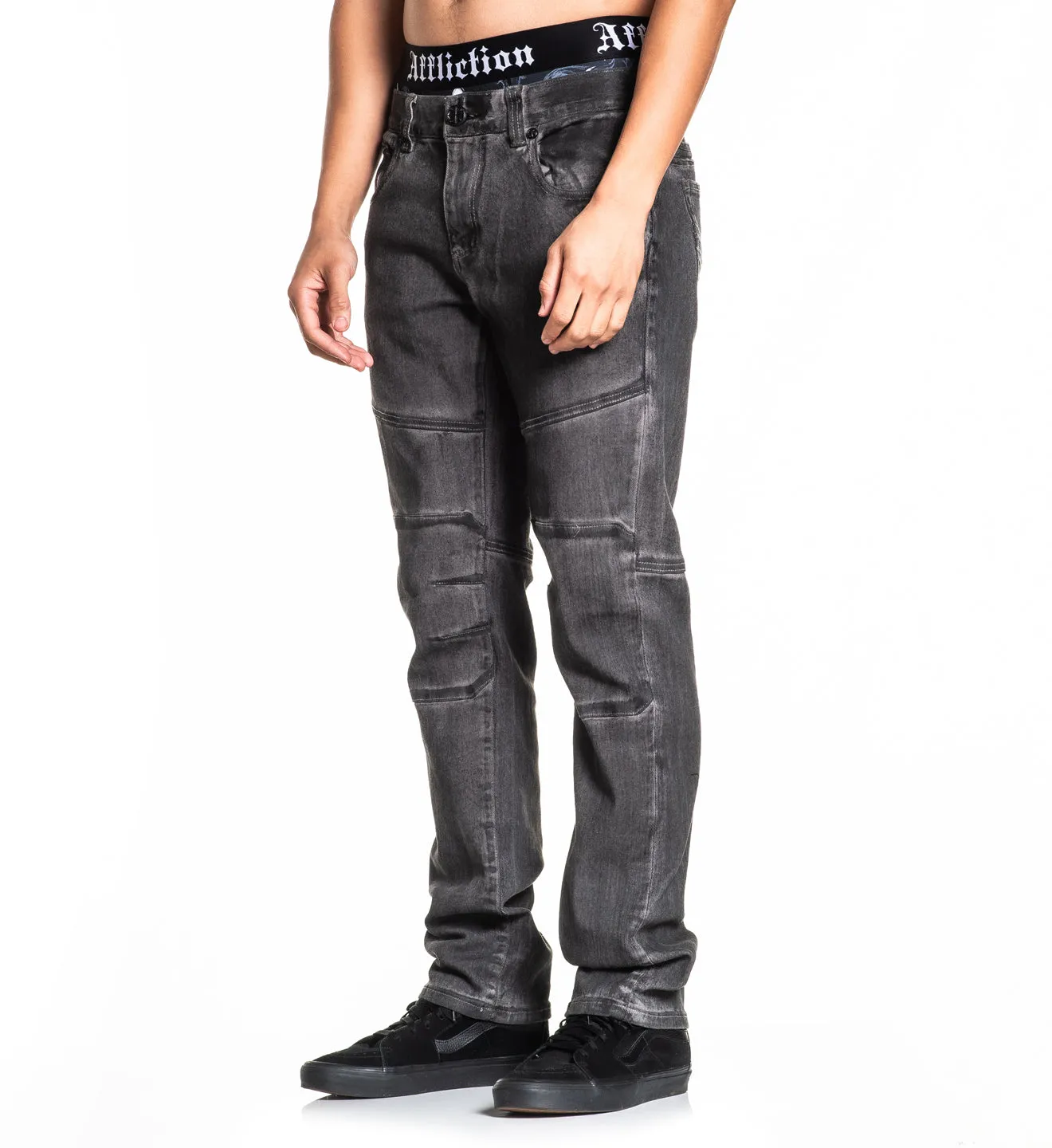 Gage Graphite Denim sold by Affliction