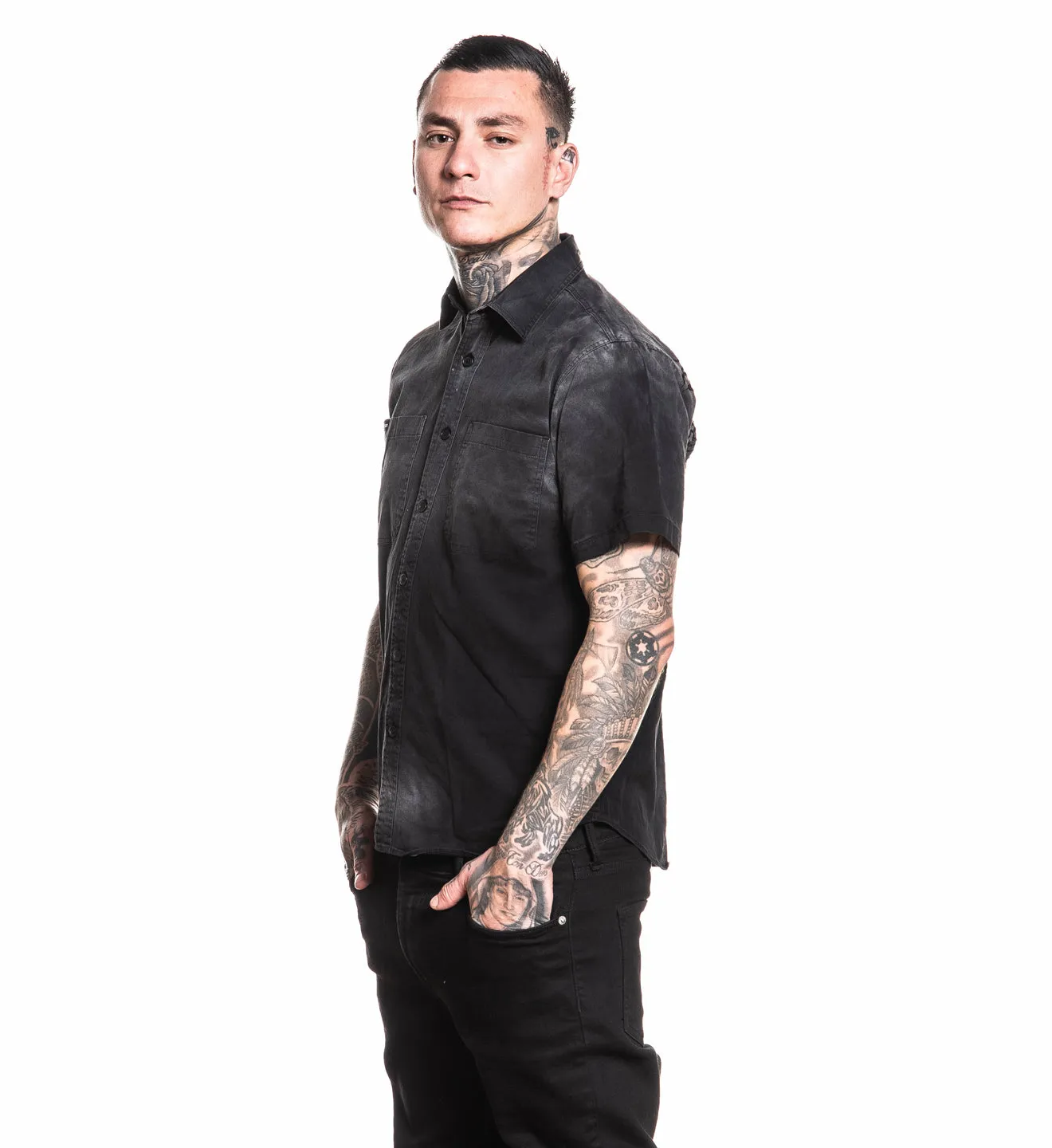 Deaths Reflection Shirt sold by Affliction product image thumbnail 3