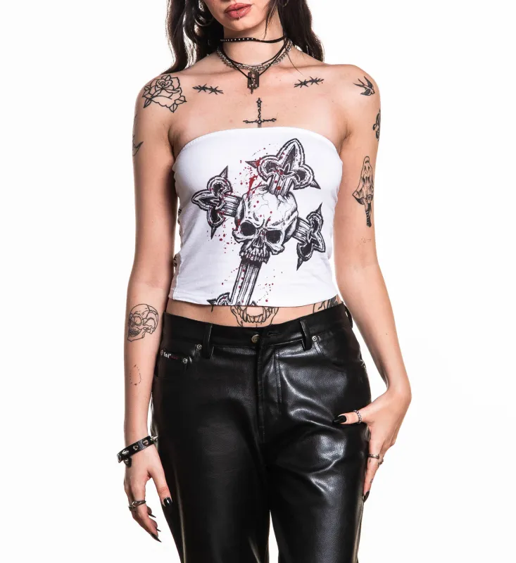 Cross Tube Top sold by Affliction