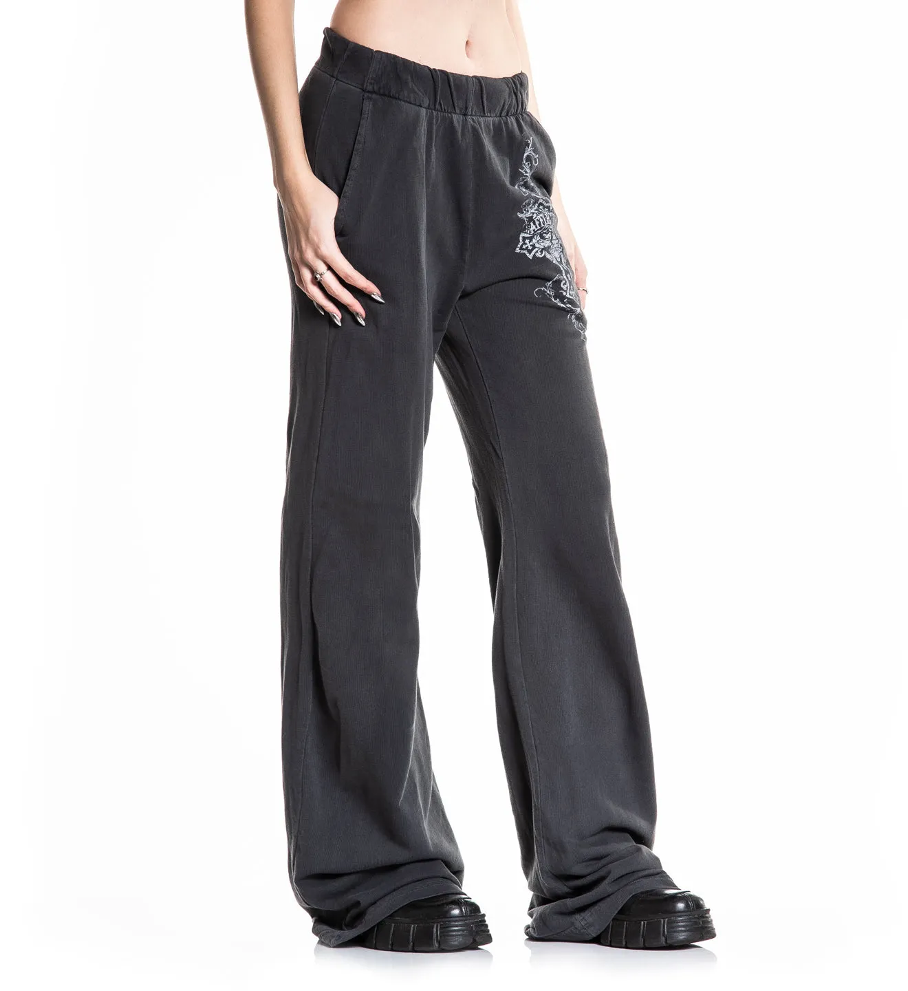 Aristocrat Wide Leg Sweatpant sold by Affliction product image thumbnail 5