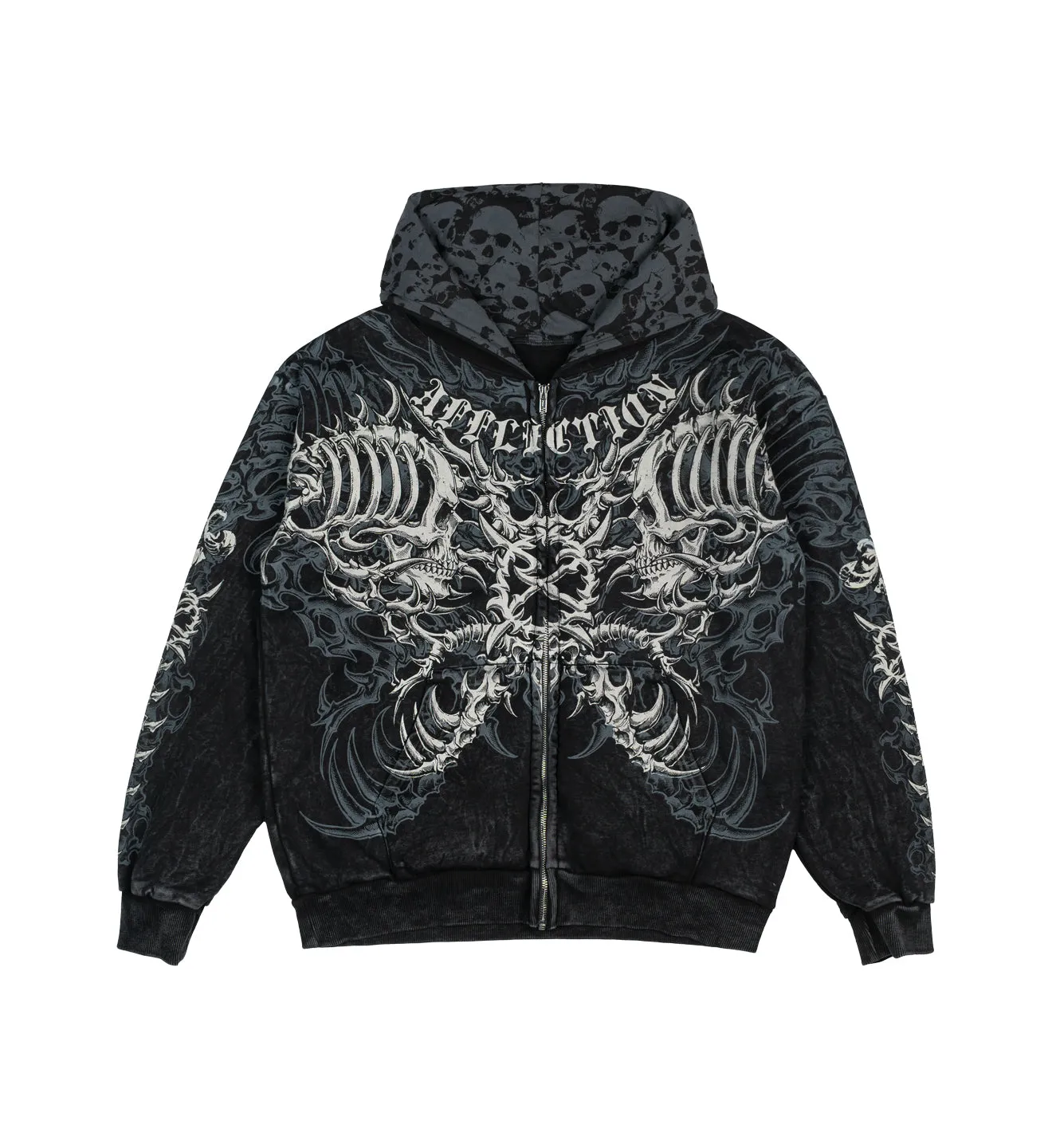 Gorecore Lament Zip Hood sold by Affliction