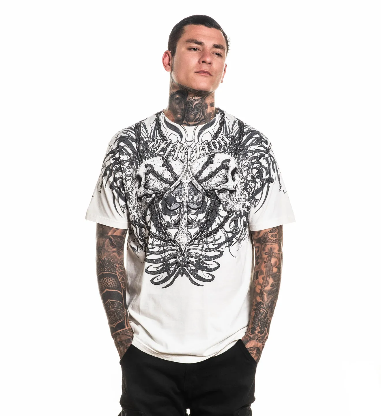 Charred Martyr Tee sold by Affliction product image thumbnail 3