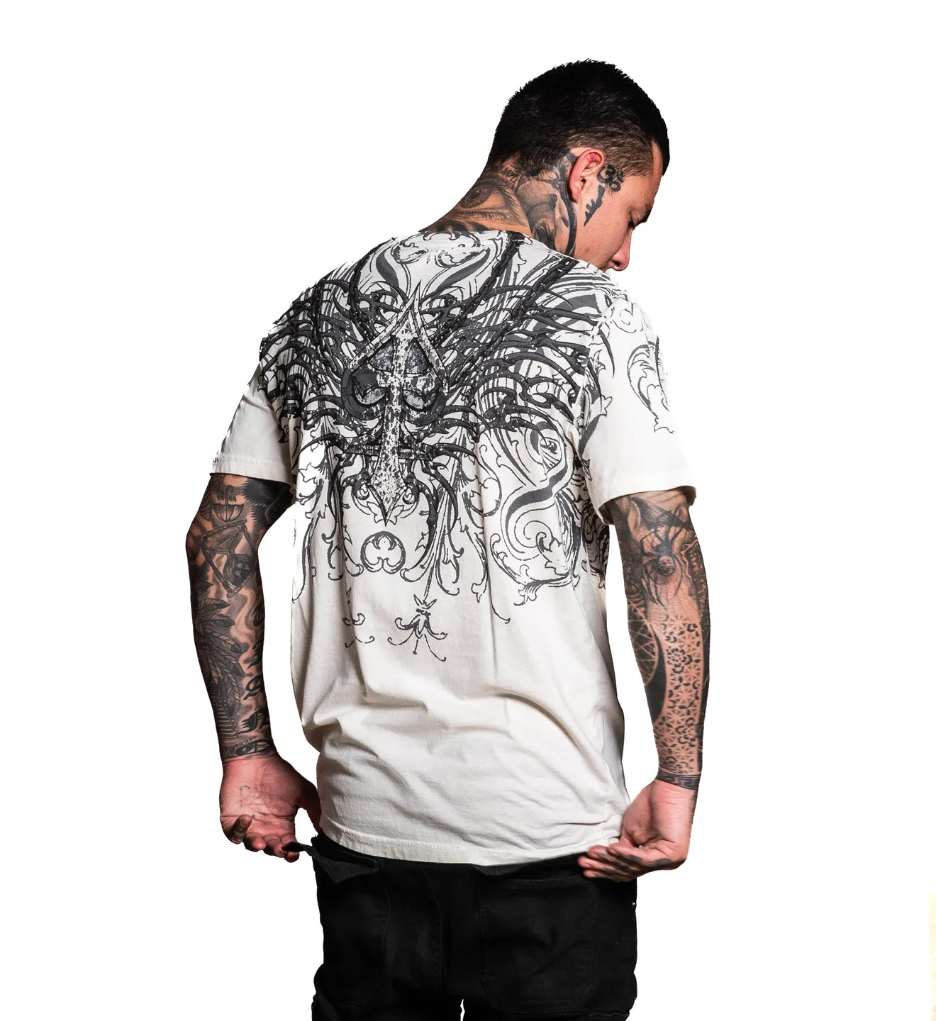 Charred Martyr Tee sold by Affliction product image thumbnail 4