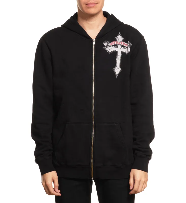 Live Fast Zip Hood sold by Affliction