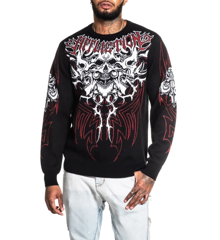 Corrosive Kingdom Knit Sweater sold by Affliction