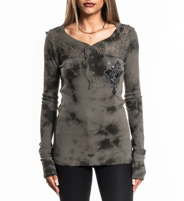 Truth Rising LS Henley sold by Affliction