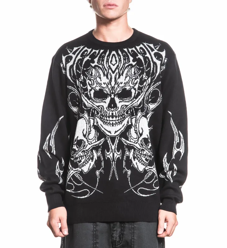 Primitive Theory Knit Sweater sold by Affliction