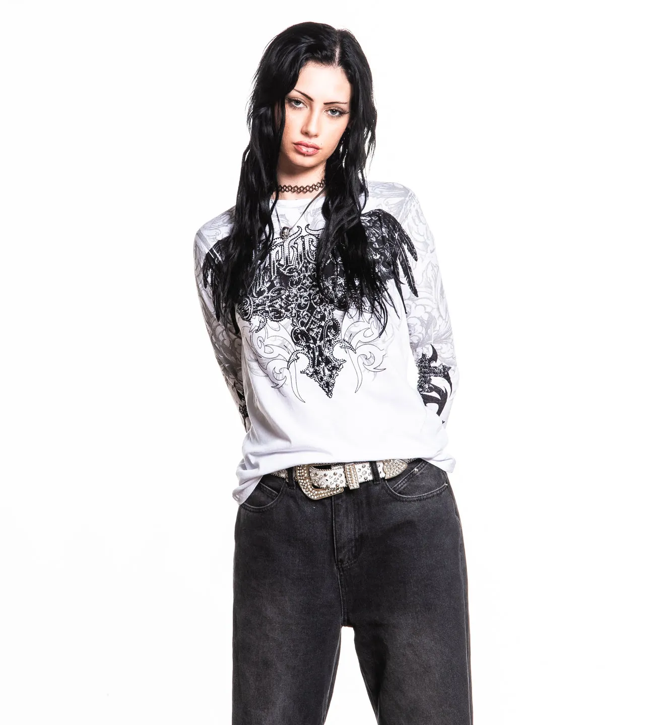 Commission LS Tee sold by Affliction product image thumbnail 3