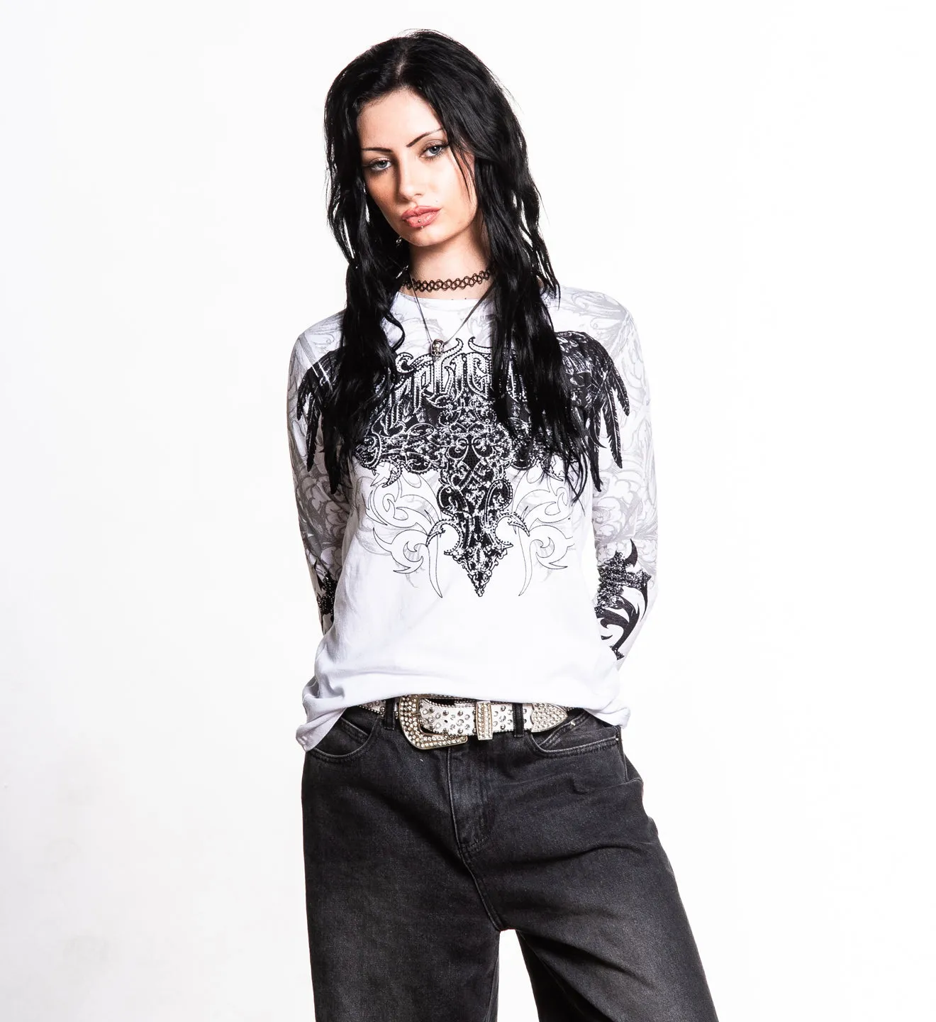 Commission LS Tee sold by Affliction product image thumbnail 4