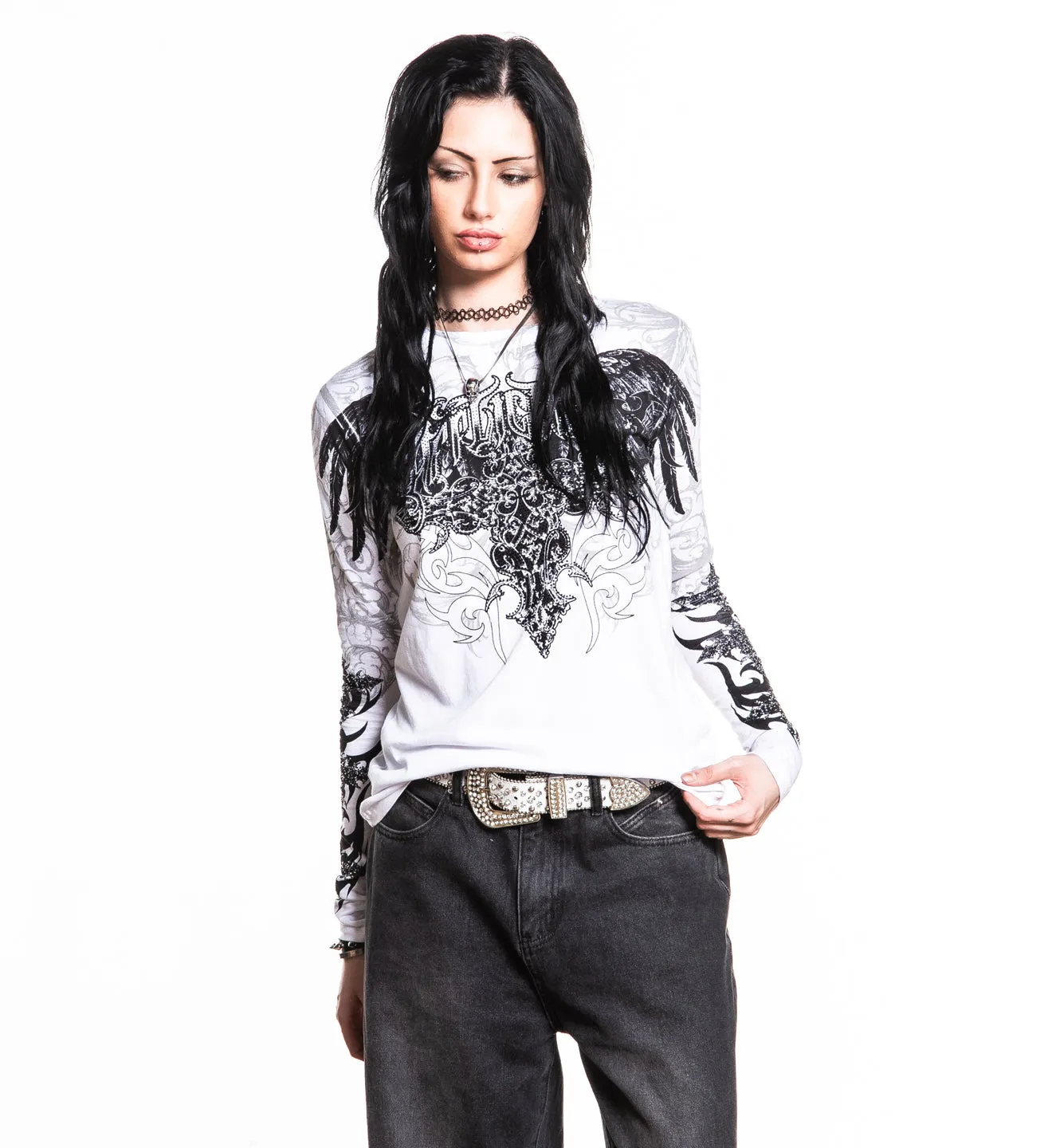 Commission LS Tee sold by Affliction product image thumbnail 5