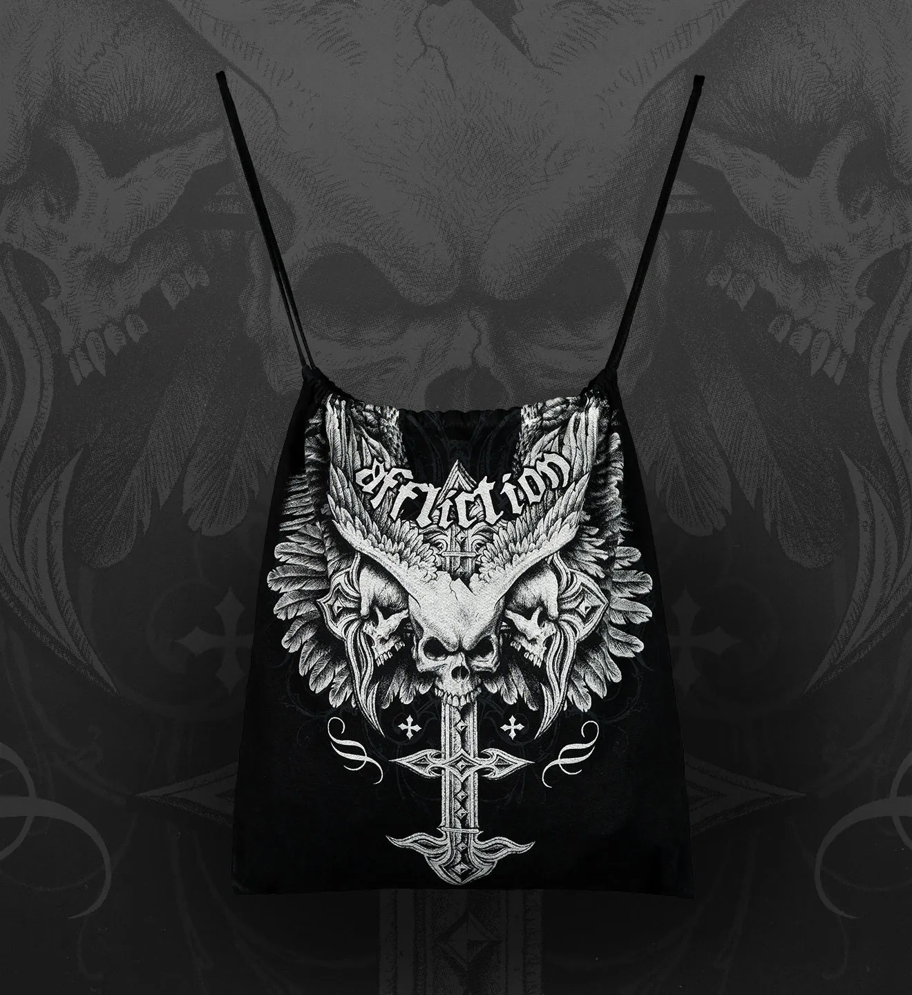 Death Eyes Dust Bag sold by Affliction