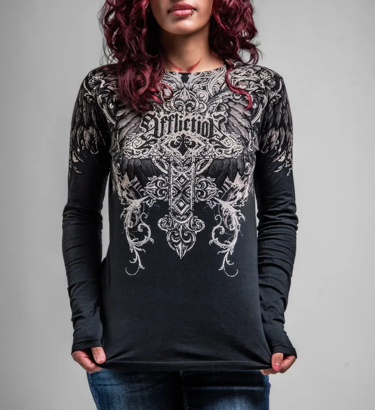 Daisetta LS Tee sold by Affliction