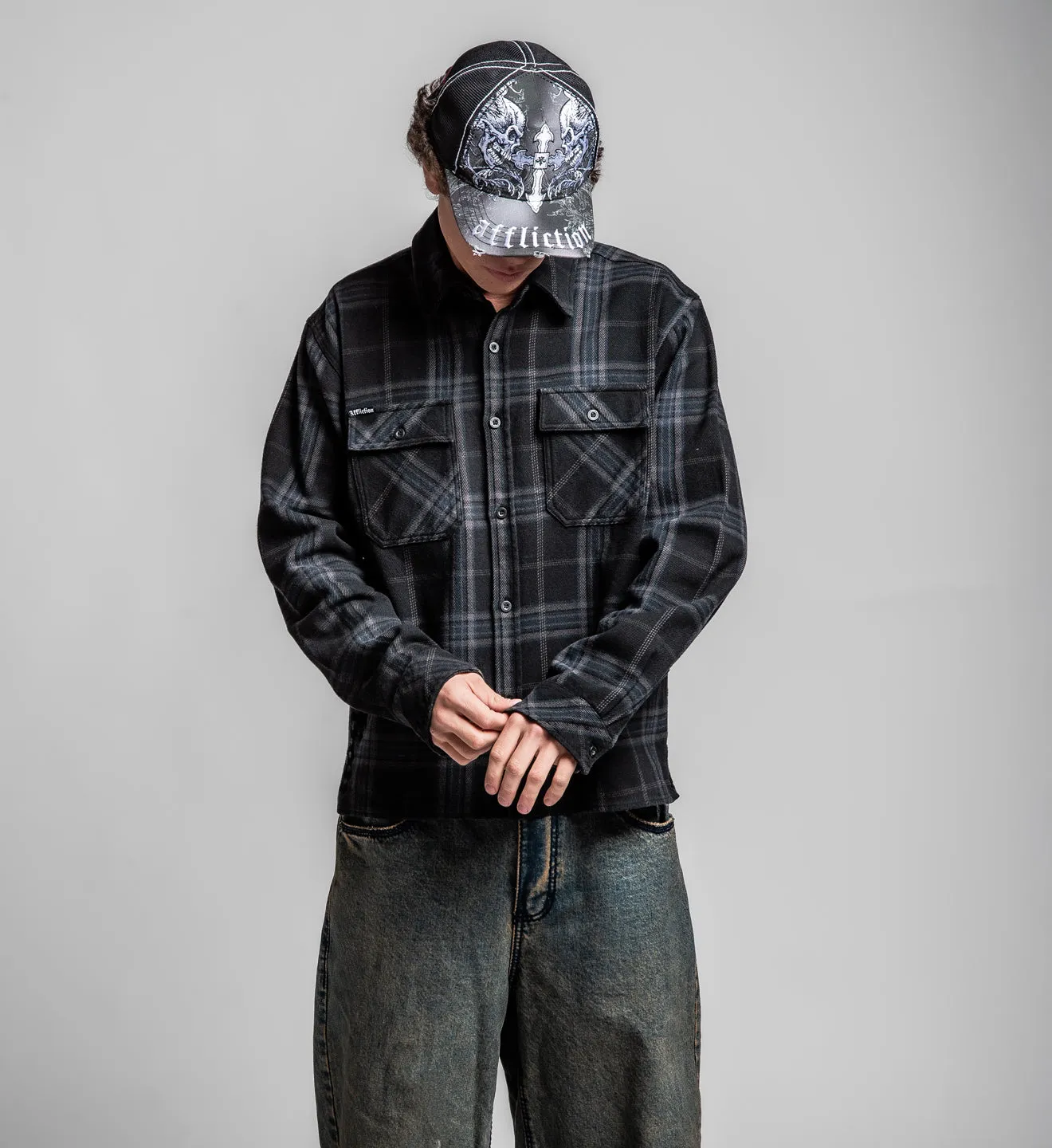 Winged Up Flannel Shirt sold by Affliction product image thumbnail 5