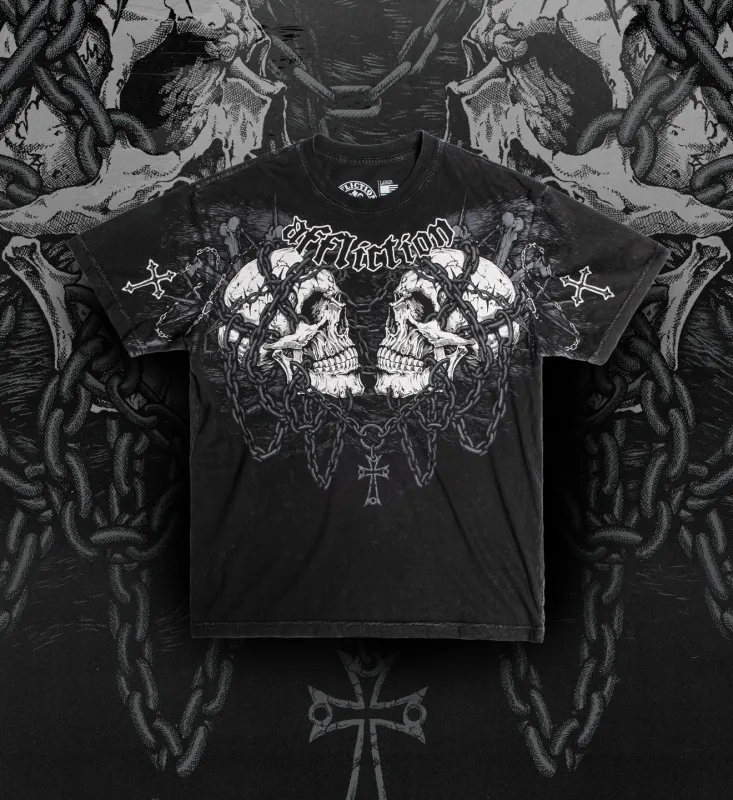 Chained Saint Thorns Tee made by Affliction