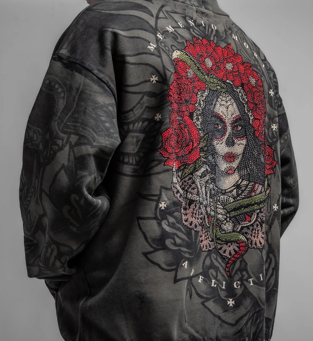 Memento Mori PO Hood sold by Affliction product image thumbnail 4