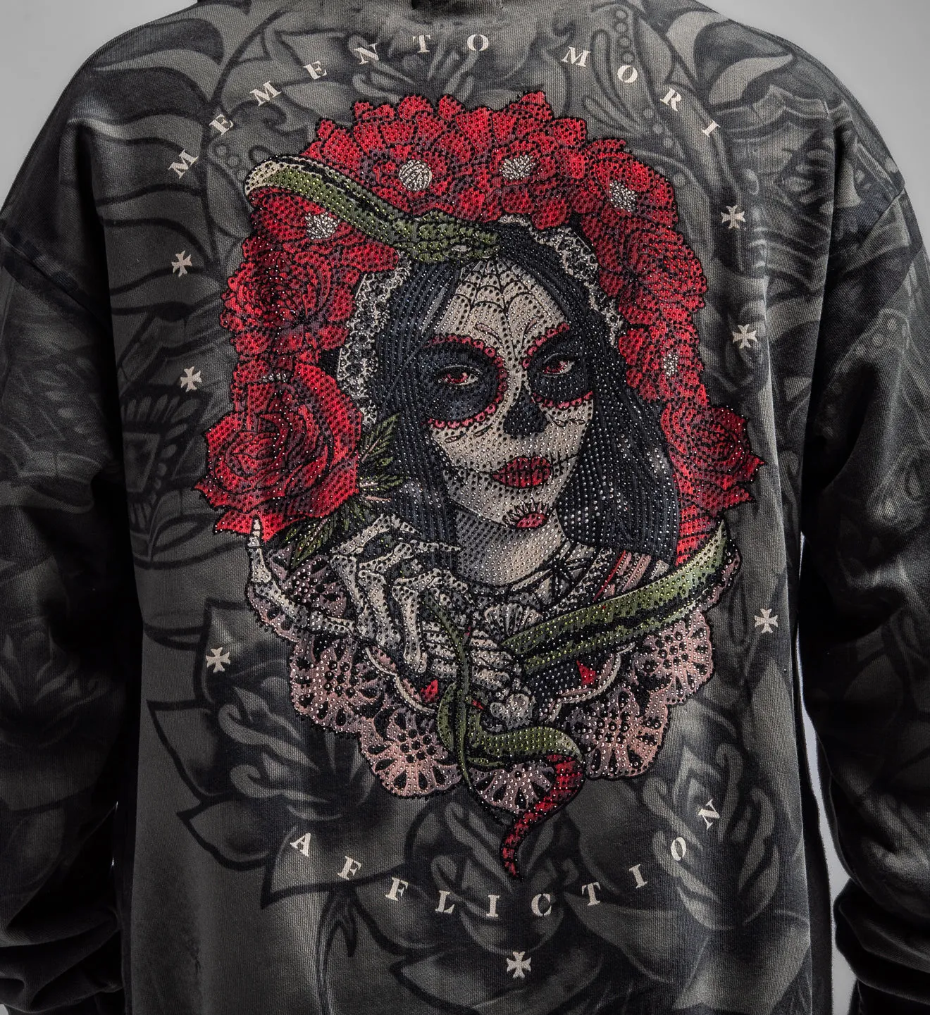 Memento Mori PO Hood sold by Affliction product image thumbnail 3