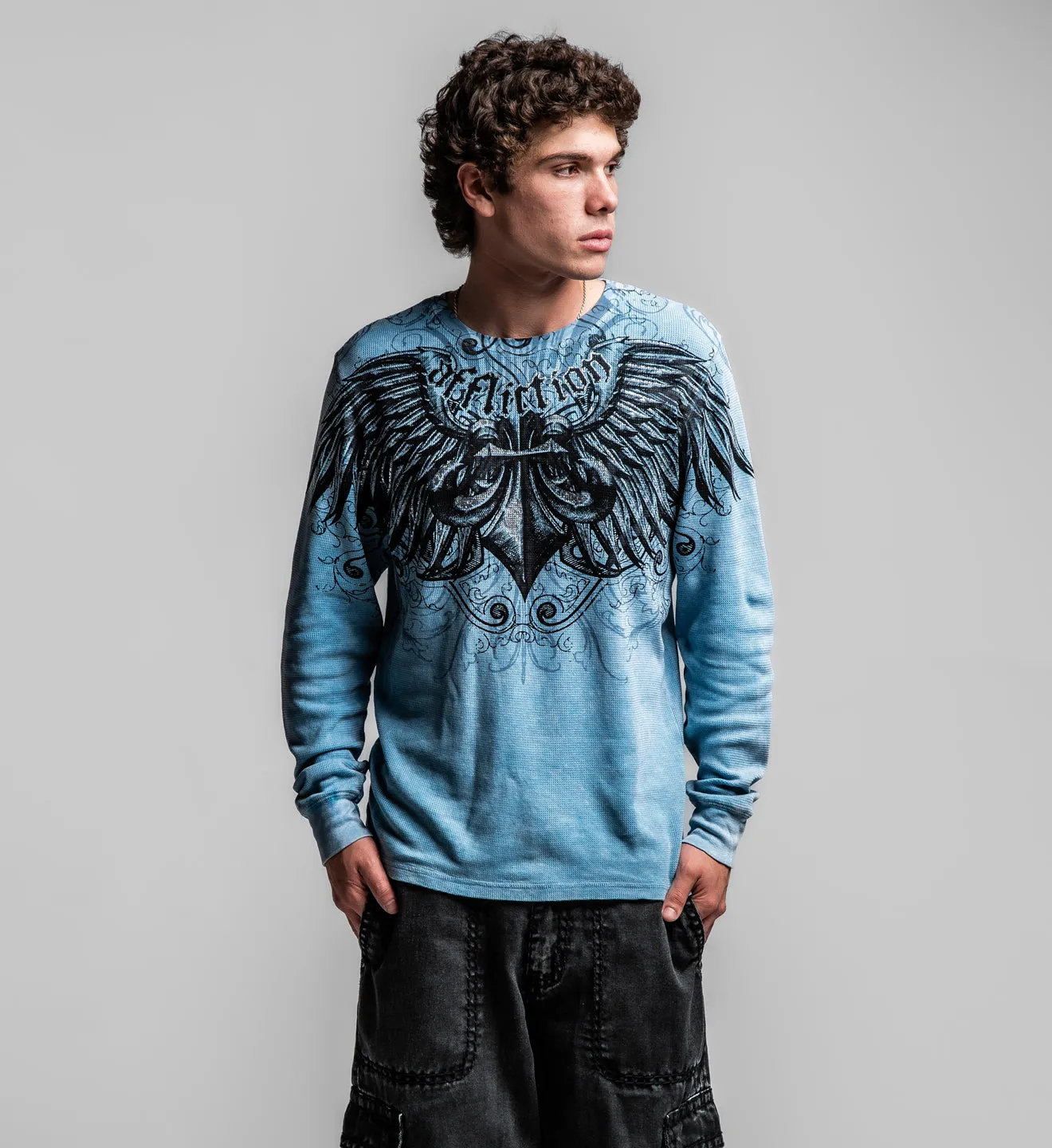Ice Blade LS Thermal sold by Affliction product image thumbnail 5