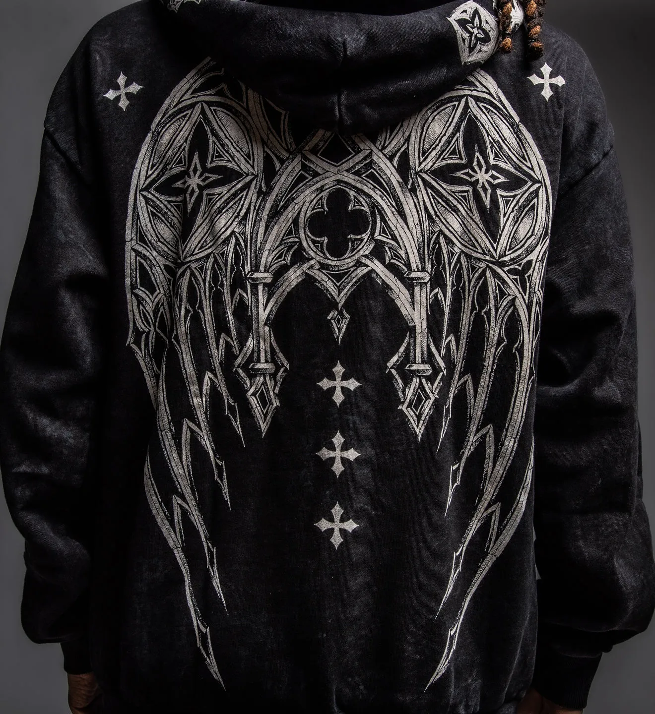 Courage LS Zip Hood sold by Affliction product image thumbnail 5