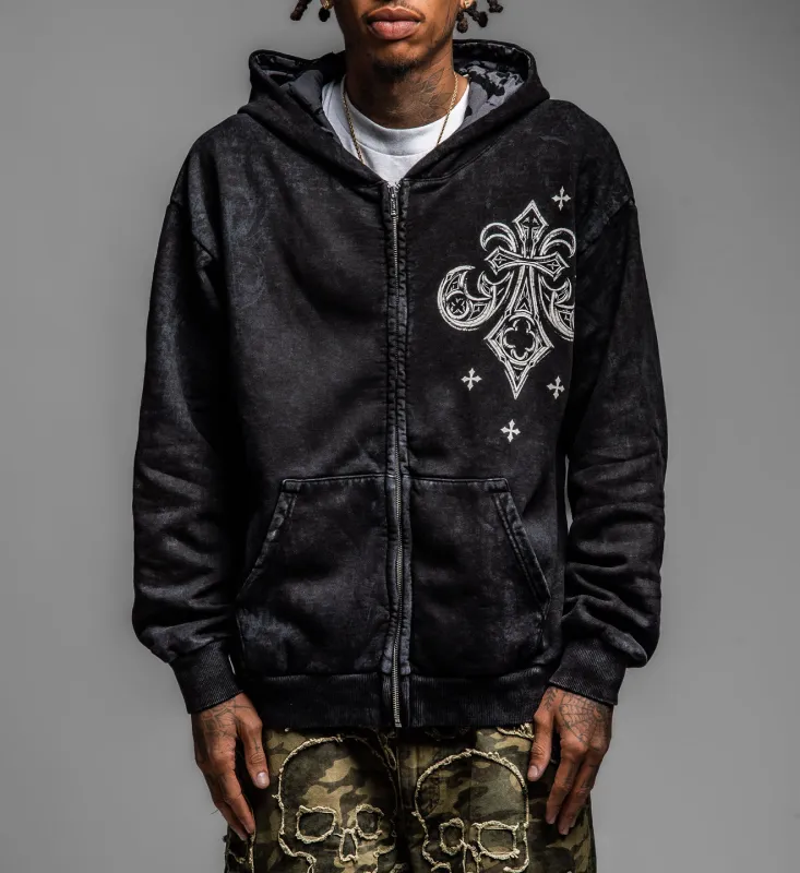 Courage LS Zip Hood sold by Affliction