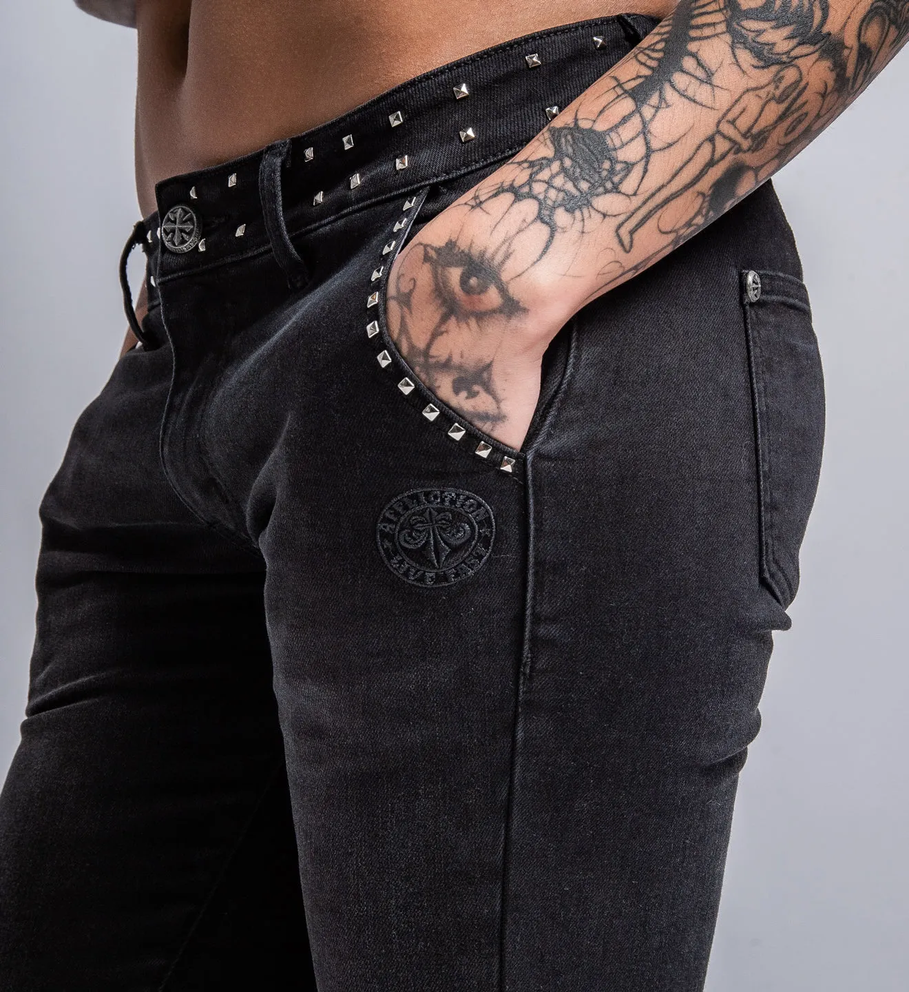 Cross Applique Pants sold by Affliction product image thumbnail 3