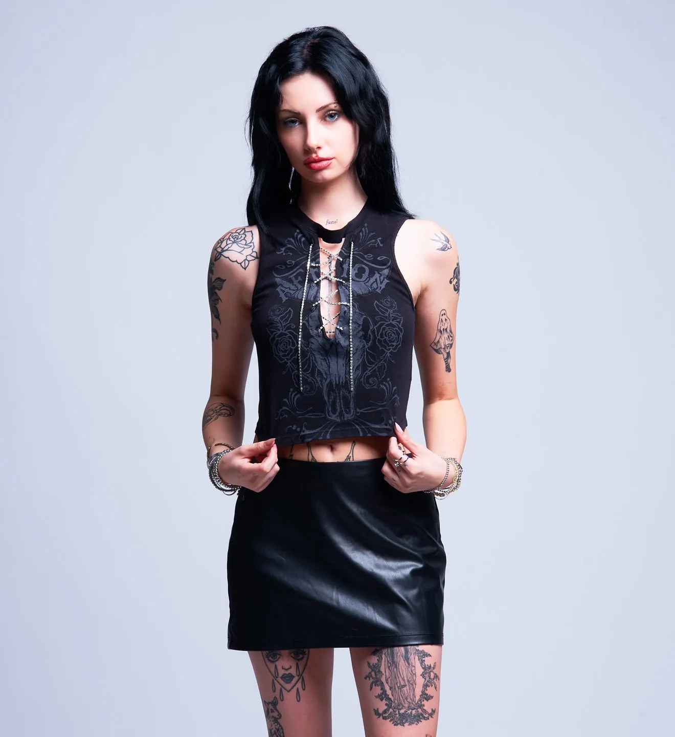 Crystal Canyon Sleeveless Top sold by Affliction product image thumbnail 5