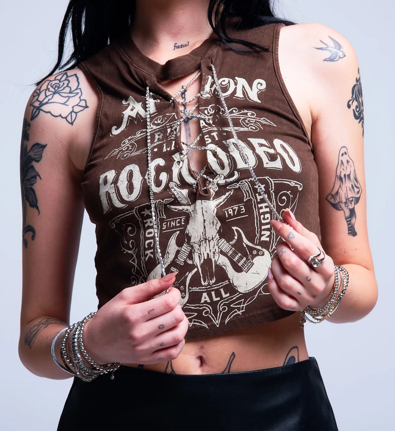 Rock Rodeo Sleeveless Top sold by Affliction product image thumbnail 3
