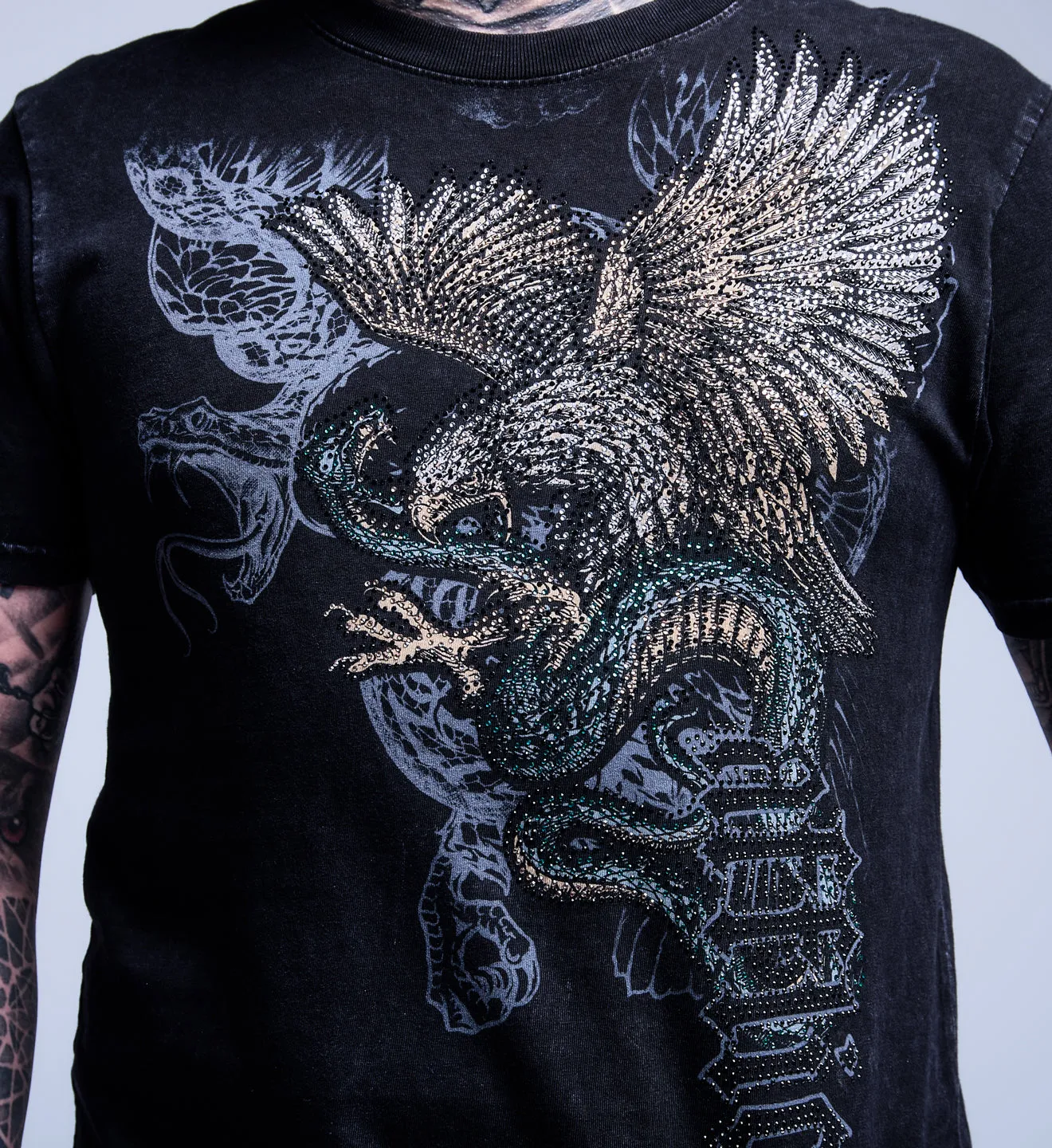 Cosmic Serpent Tee sold by Affliction product image thumbnail 3
