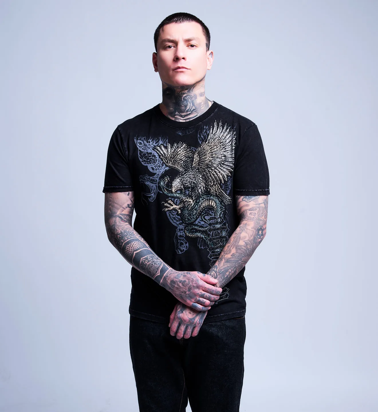 Cosmic Serpent Tee sold by Affliction product image thumbnail 4