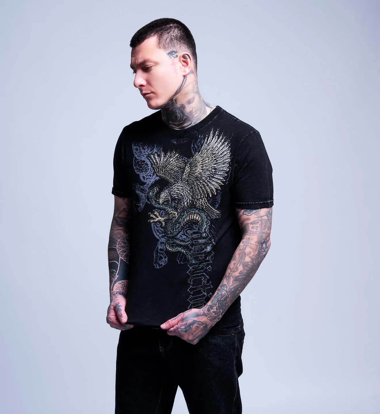 Cosmic Serpent Tee sold by Affliction product image thumbnail 5