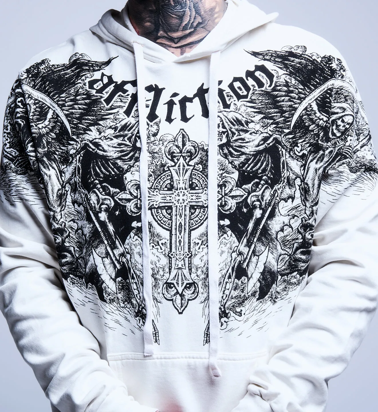 Mortal Veil Po Hood sold by Affliction product image thumbnail 3