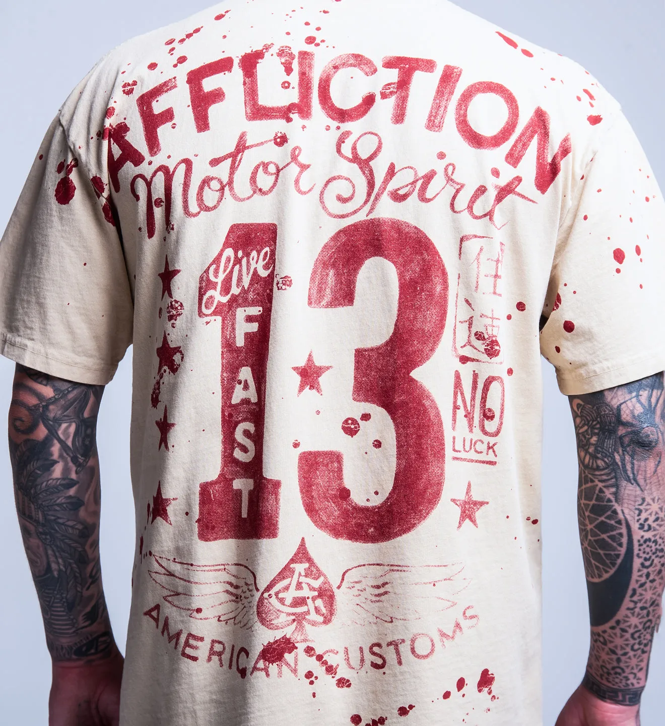 No Luck Chiefs Tee sold by Affliction product image thumbnail 3