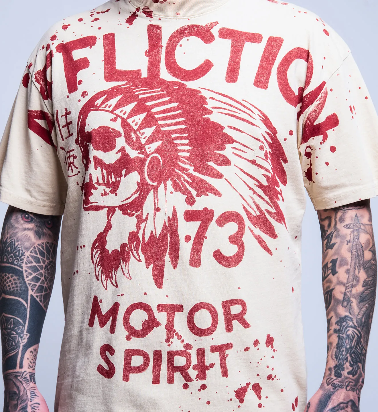 No Luck Chiefs Tee sold by Affliction product image thumbnail 4
