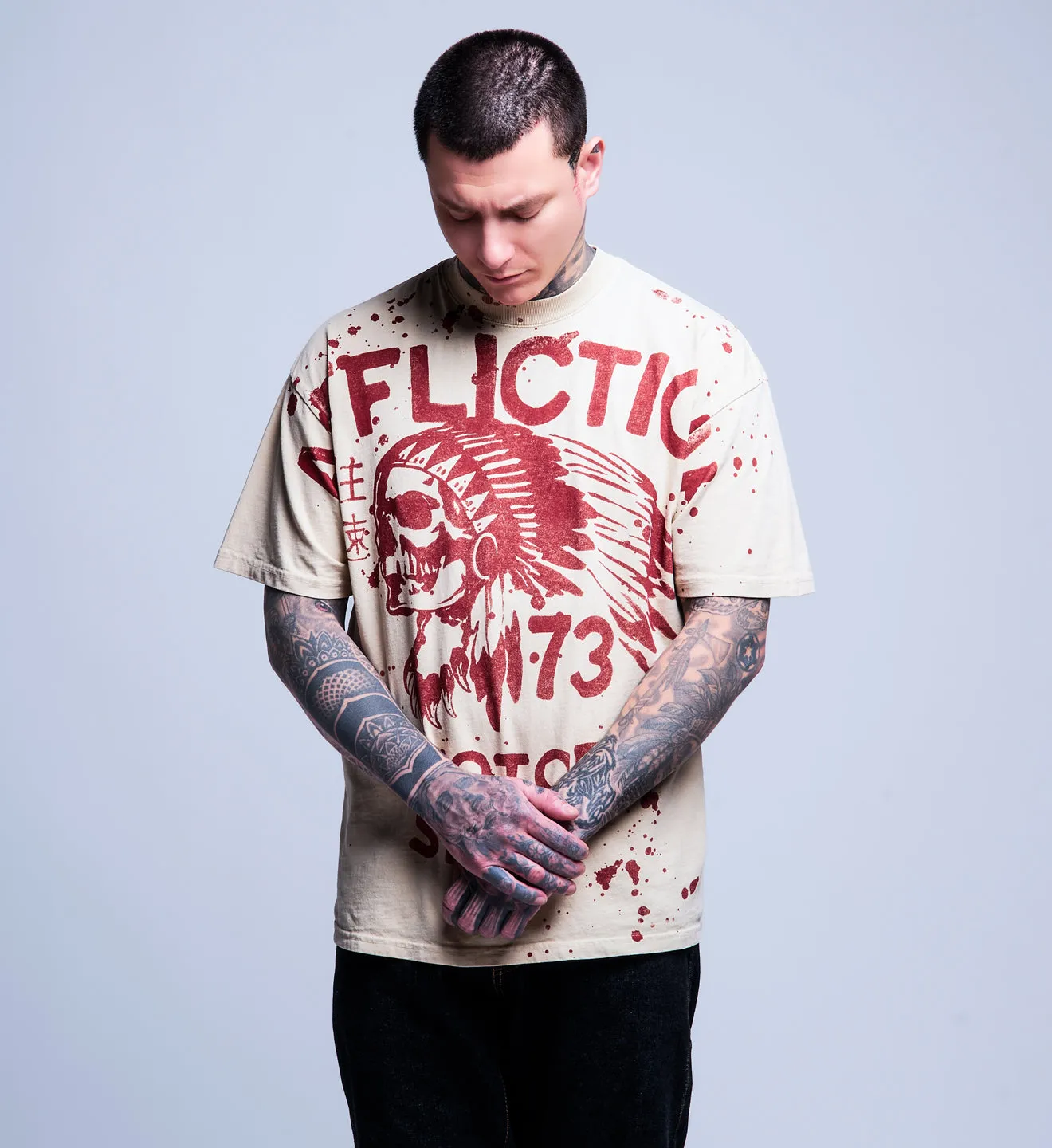 No Luck Chiefs Tee sold by Affliction product image thumbnail 5