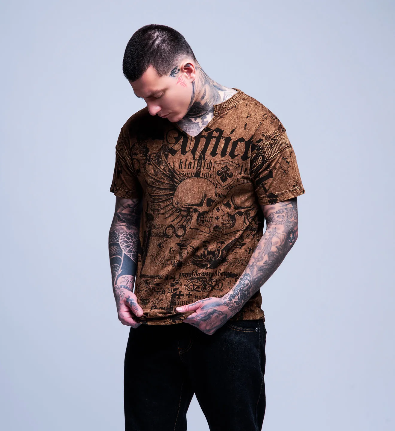 Neglect Tee sold by Affliction product image thumbnail 5