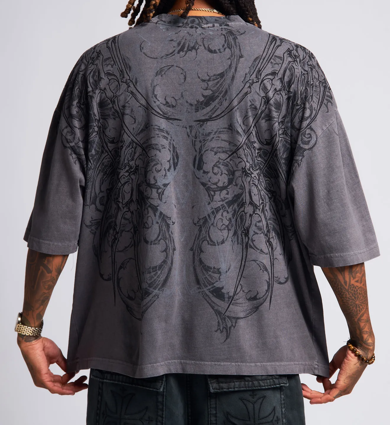 Skeleton Boxy Tee sold by Affliction product image thumbnail 2
