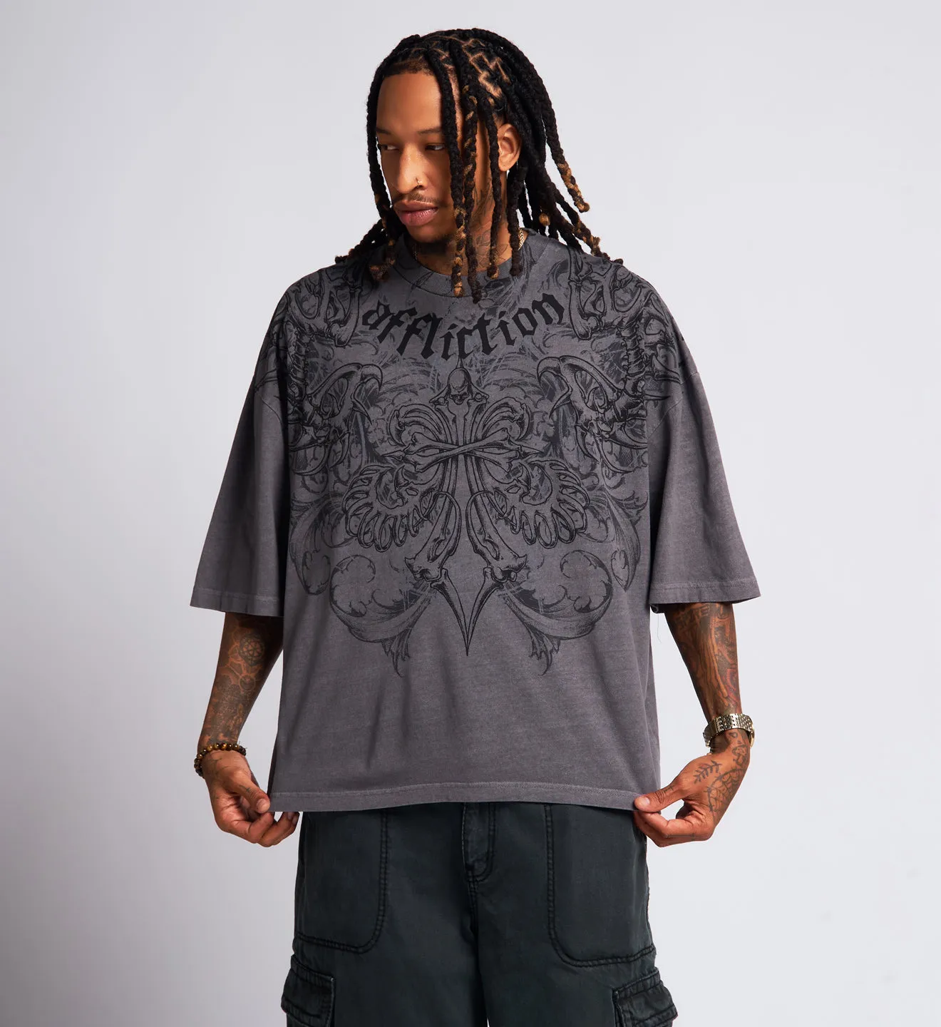 Skeleton Boxy Tee sold by Affliction product image thumbnail 5