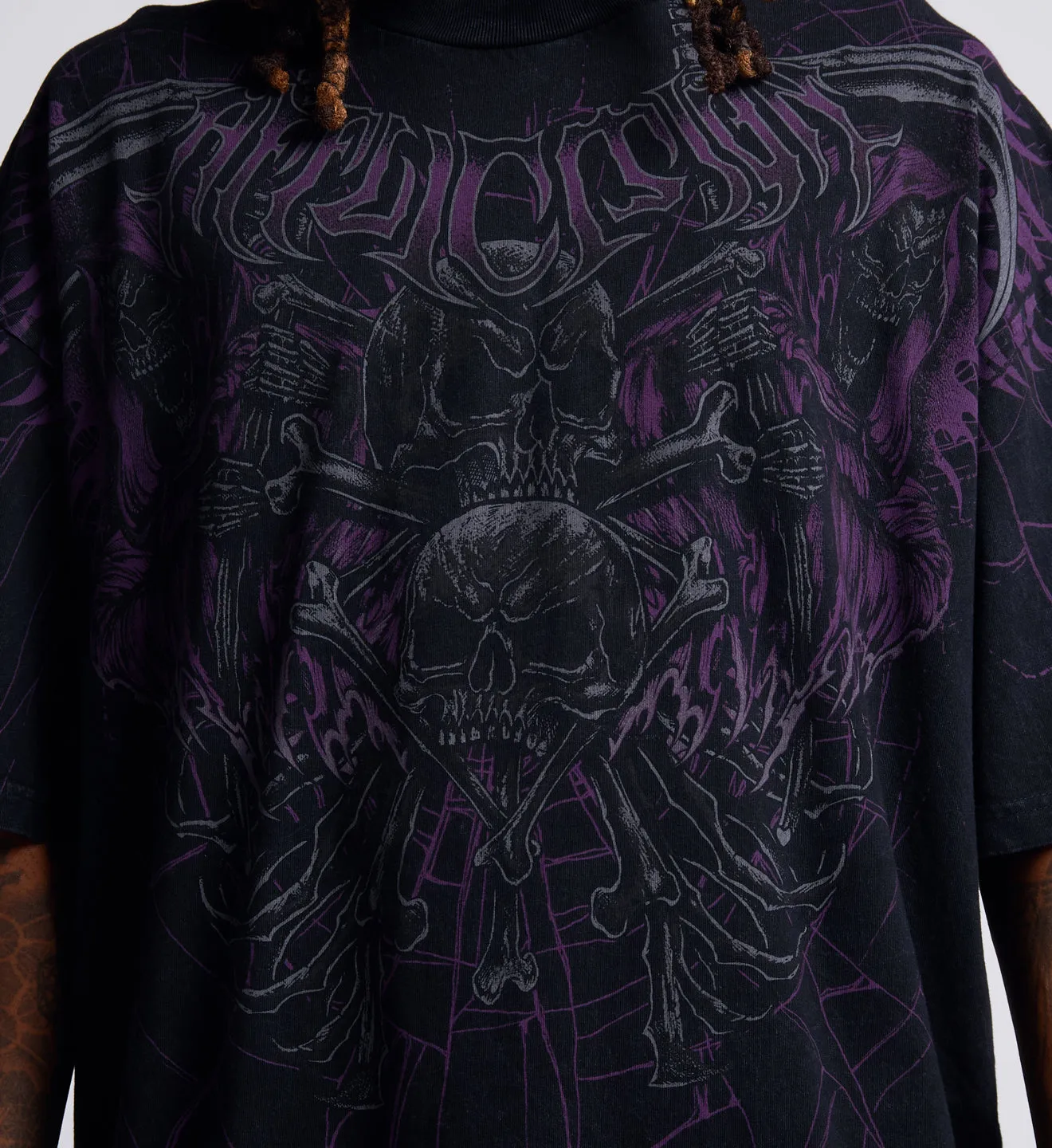 Darkness Falls Boxy Tee sold by Affliction product image thumbnail 3