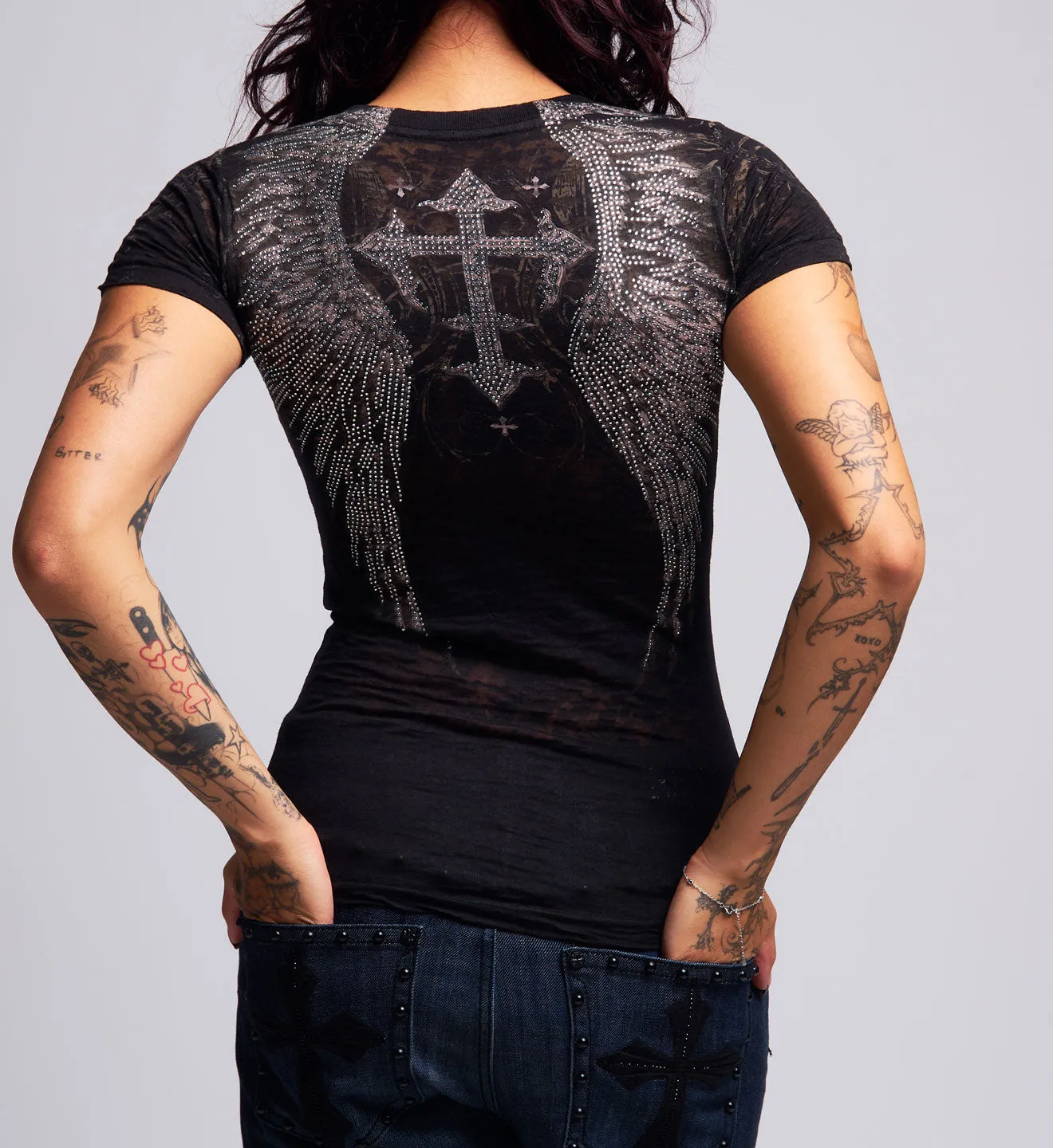 Death Eyes Tee sold by Affliction product image thumbnail 2