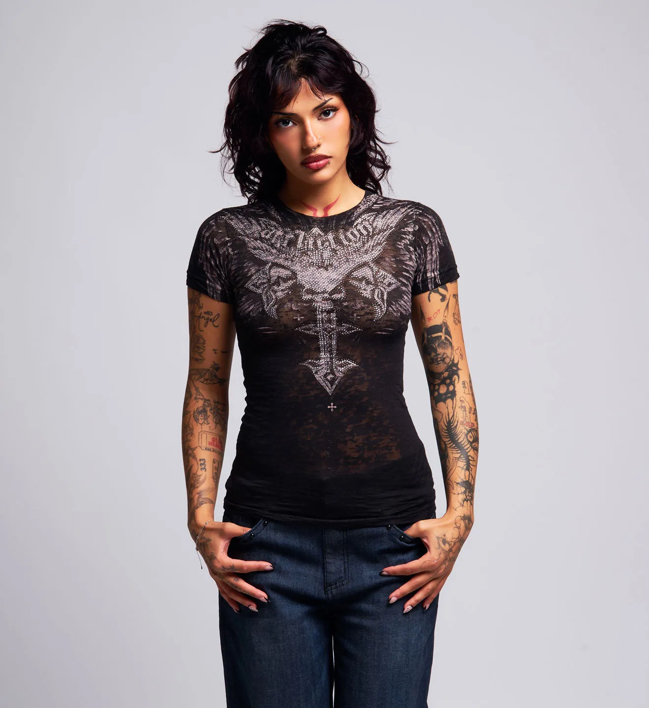 Death Eyes Tee sold by Affliction product image thumbnail 5