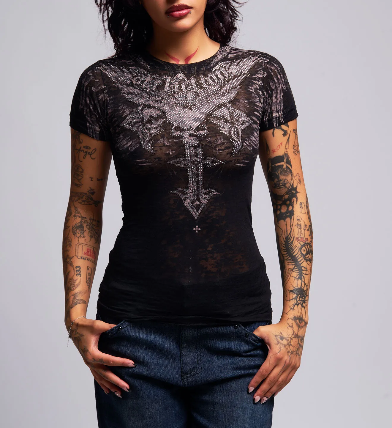 Death Eyes Tee sold by Affliction