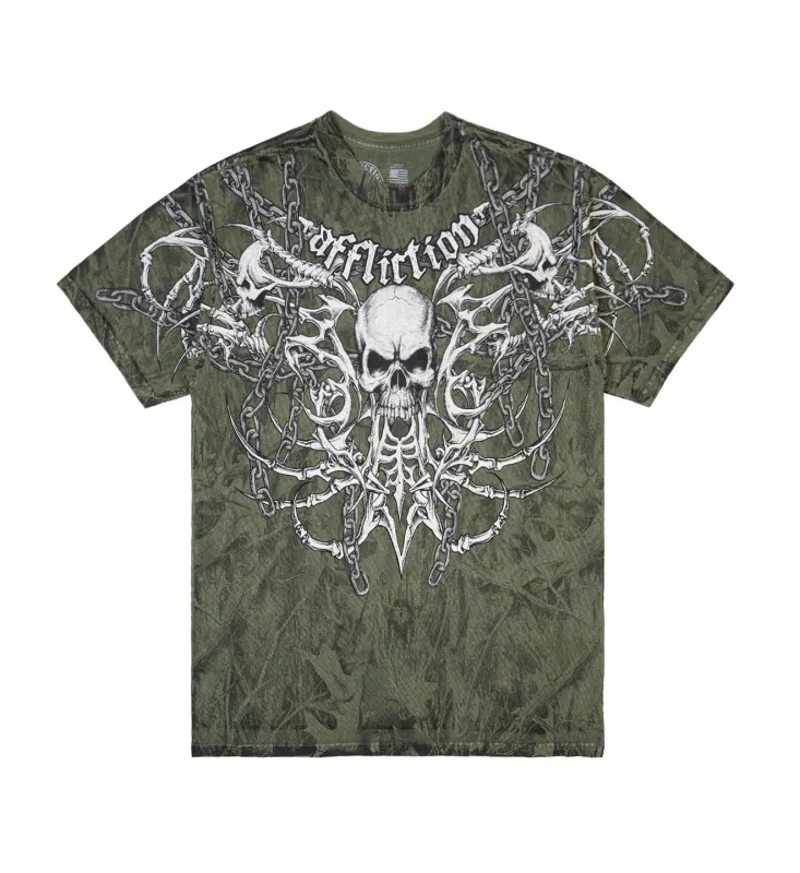 Regulo Caro Bones Tee made by Affliction