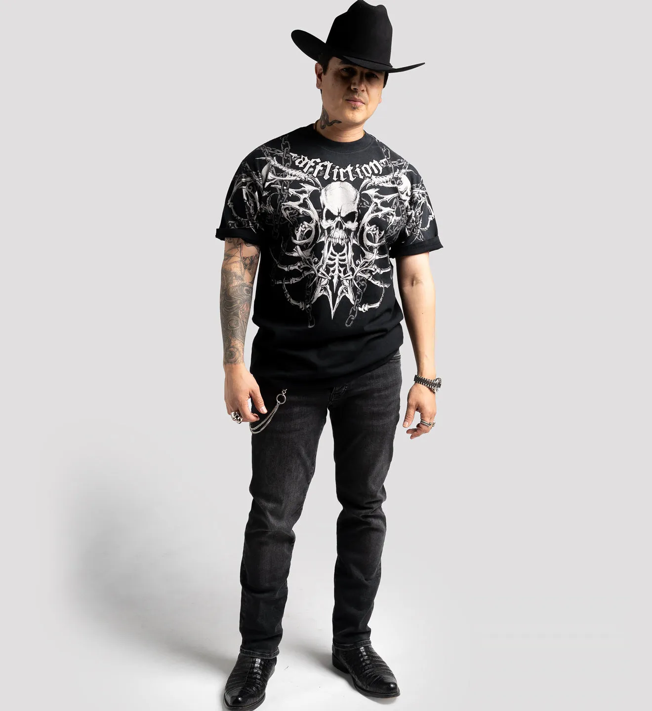 Regulo Caro Bones Tee sold by Affliction product image thumbnail 5