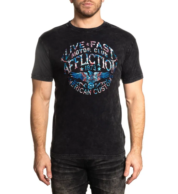 Ac Rusted Badge sold by Affliction