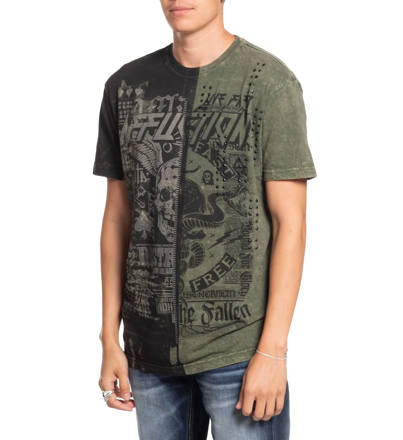 Fallen Outlaws Tee sold by Affliction product image thumbnail 3