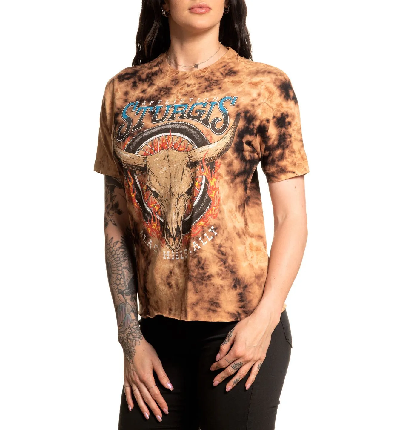 Sturgis Cowskull Tee sold by Affliction product image thumbnail 3