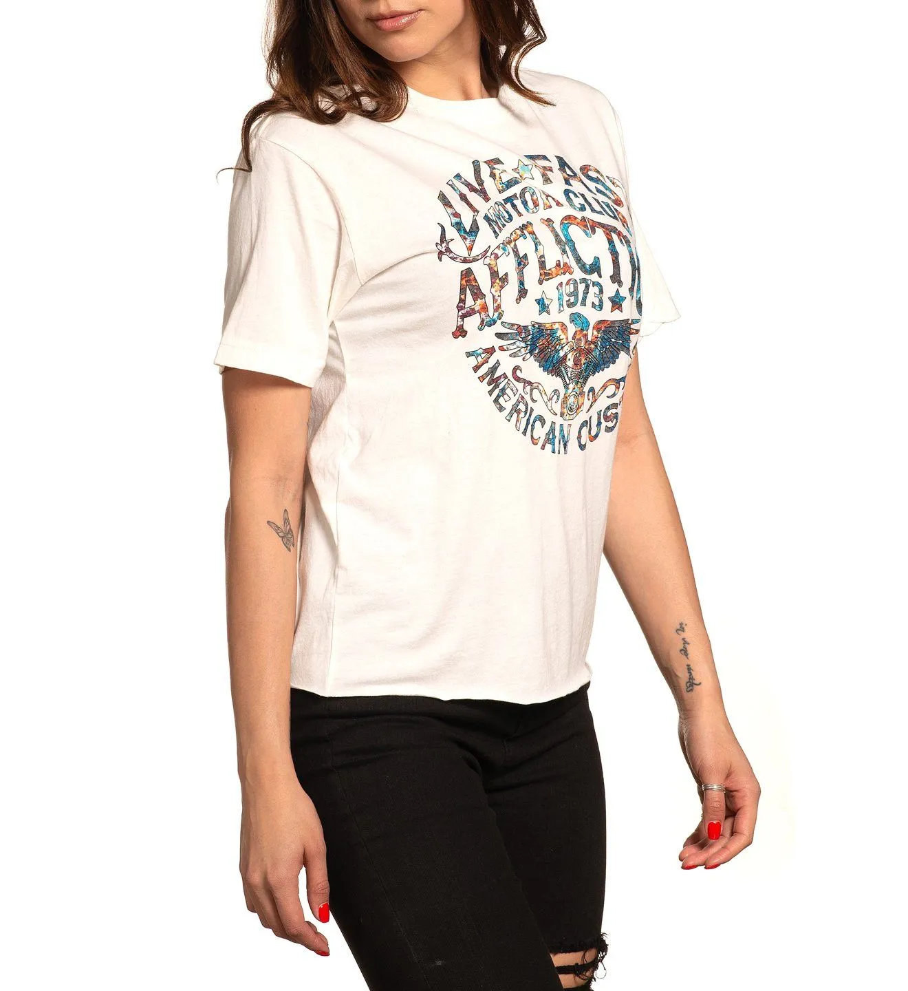 AC Rusted Badge Tee sold by Affliction product image thumbnail 3