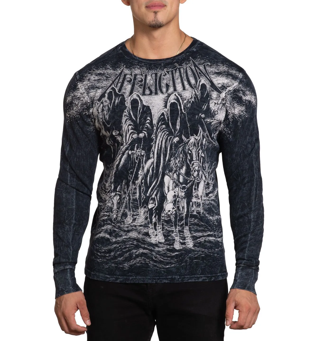 Black Night LS Thermal sold by Affliction