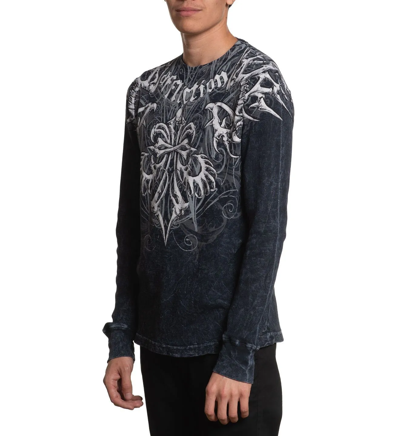 Skeleton LS Thermal sold by Affliction product image thumbnail 4