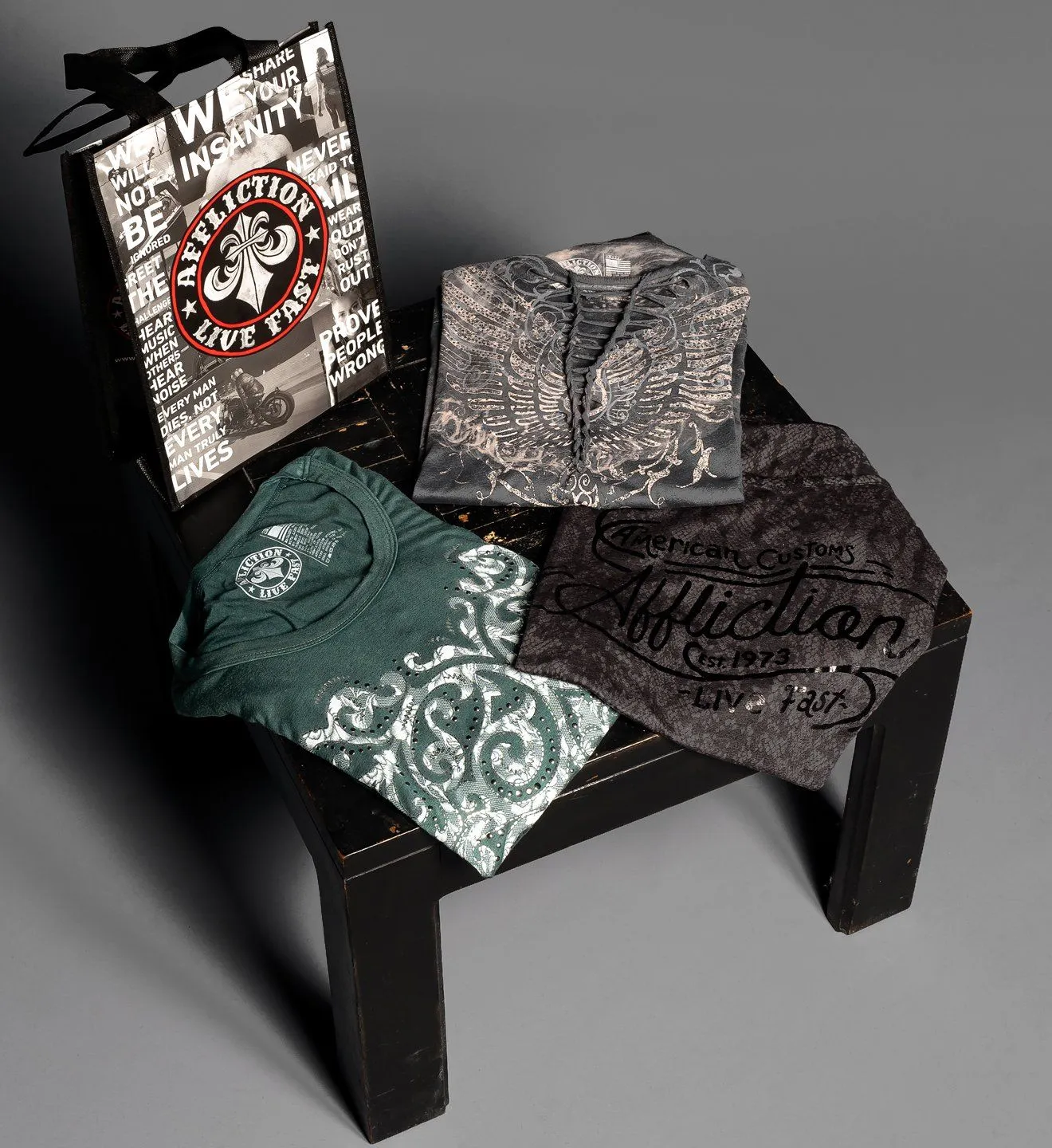 Women's Affliction Mystery Bag sold by Affliction