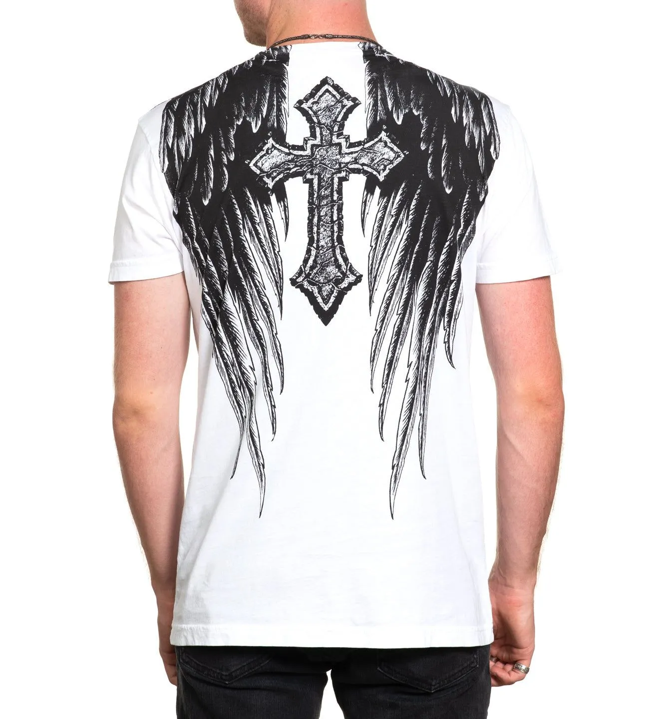 Crossed Over Tee sold by Affliction product image thumbnail 2